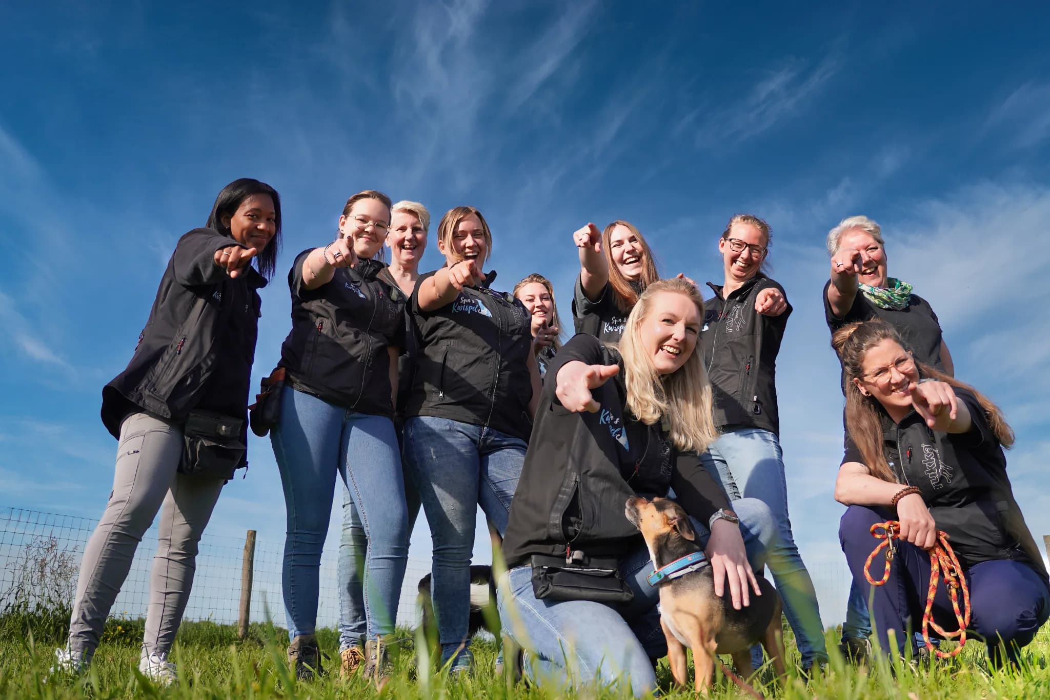 Begeleiding tijdens een training