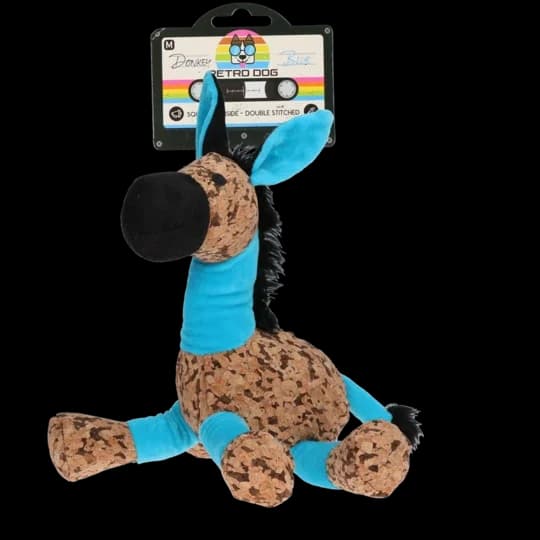 Retro donkey knuffel
